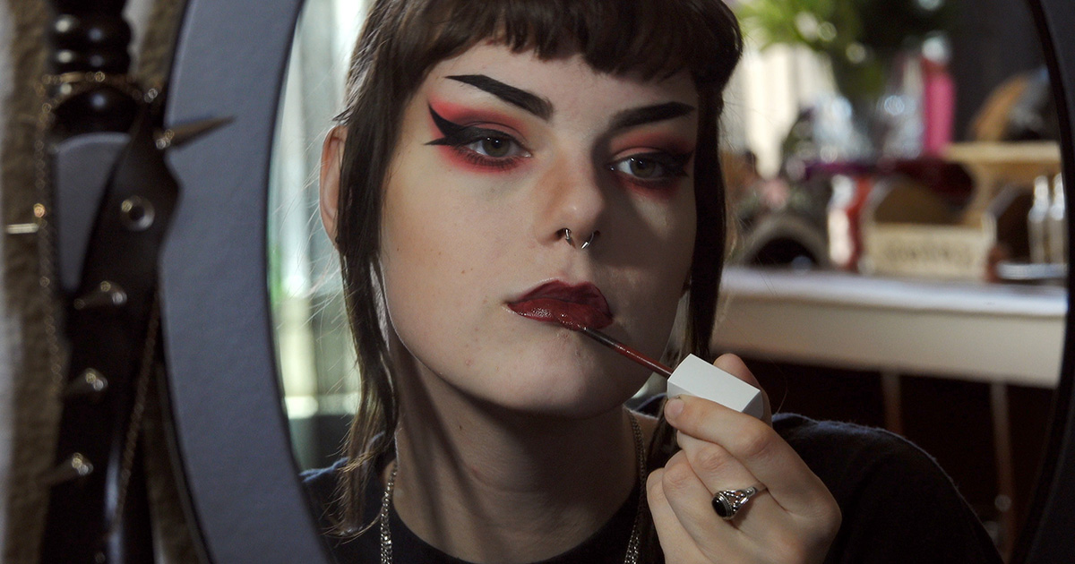 Aging Goth Pushes Through Daily 170-Minute Makeup Ritual